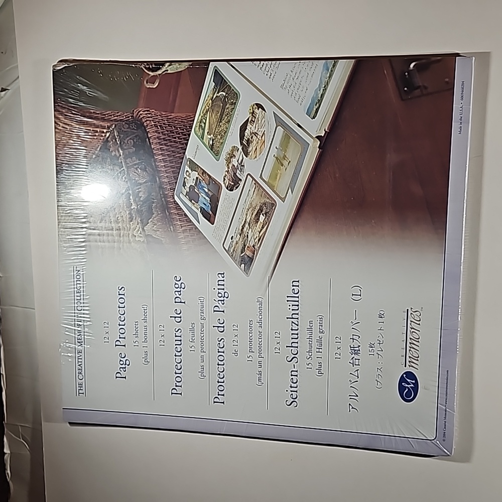Creative Memories page protectors